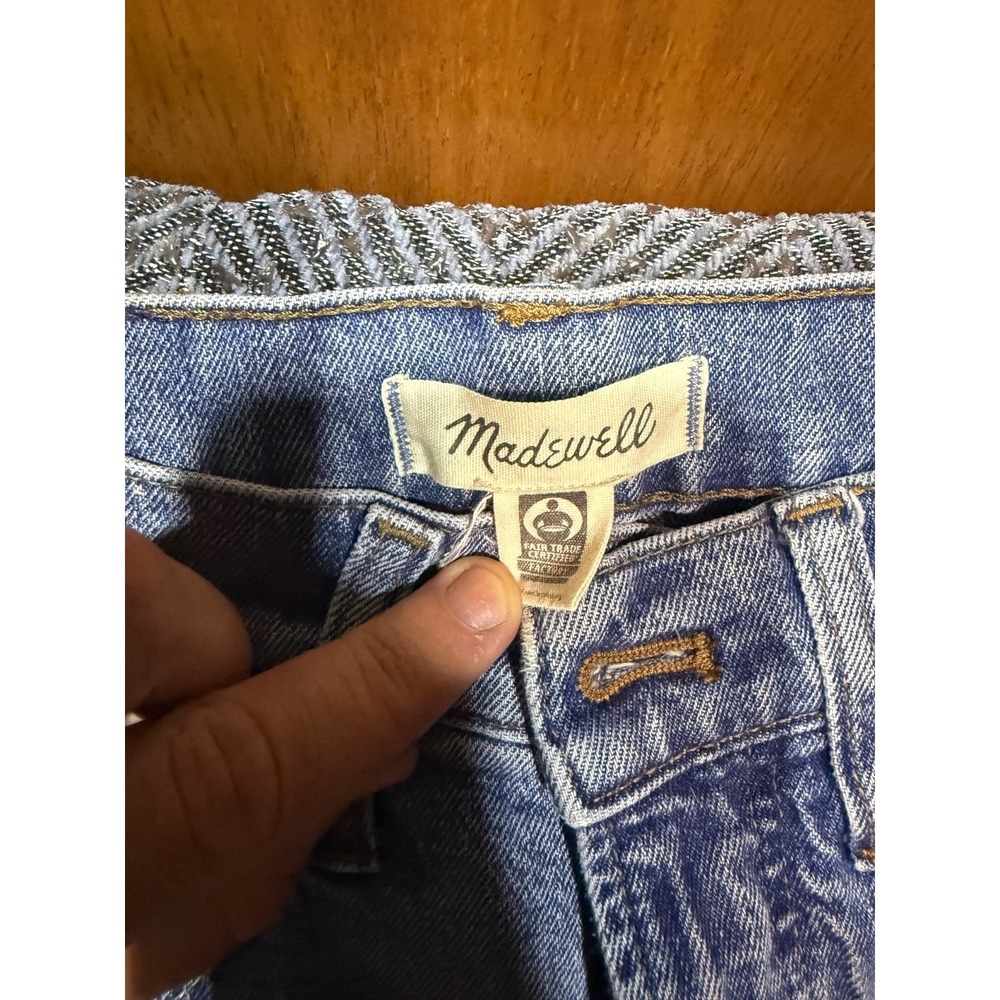 Madewell The Perfect Vintage Jean Womens 24 Light Blue High Rise Tapered Denim - Picture 3 of 8